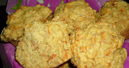 Muffins à l'avoine et aux carottes