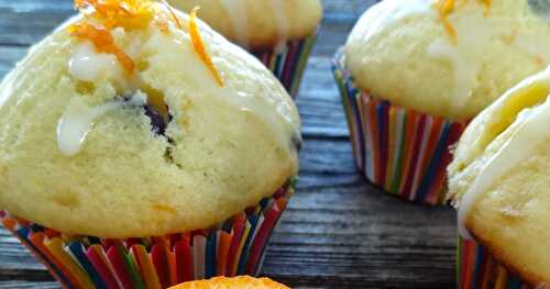 Muffins à la clémentine et au chocolat blanc