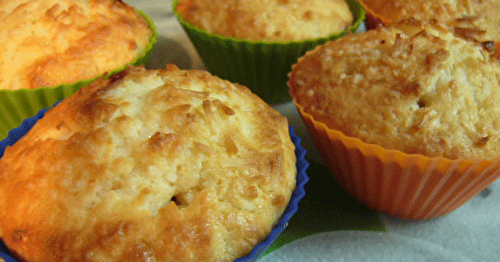 Muffins à la crème et noix de coco