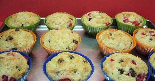 Muffins au Banana Split