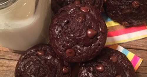 Muffins au chocolat banane et yogourt grec
