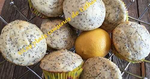 Muffins au citron, graines de pavot et babeurre