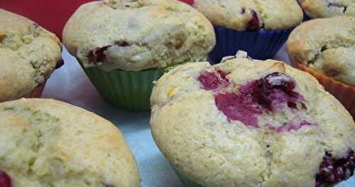 Muffins aux canneberges