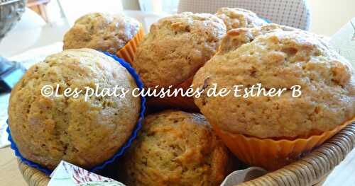 Muffins aux carottes et érable