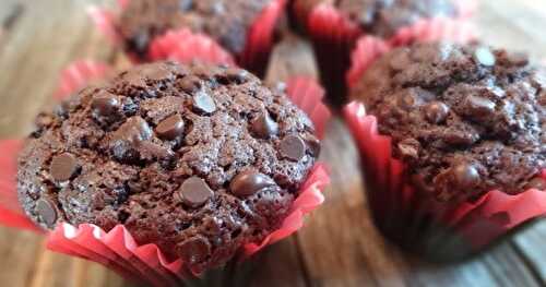 Muffins aux courgettes et au chocolat