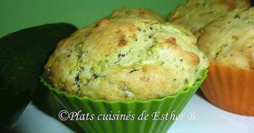 Muffins aux courgettes et au citron