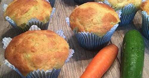 Muffins aux courgettes et aux carottes