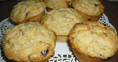 Muffins aux dattes et flocons d'avoine