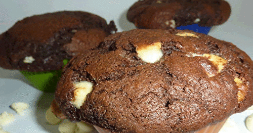 Muffins aux deux chocolats