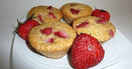 Muffins aux fraises