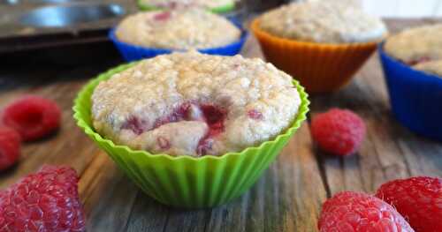 Muffins aux framboises et à l'avoine