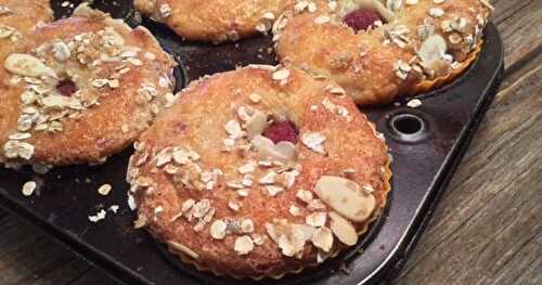 Muffins aux framboises et yogourt