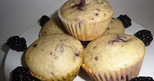 Muffins aux mûres