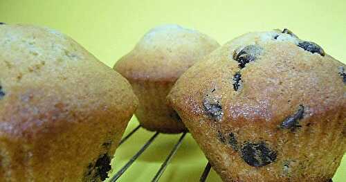 Muffins aux pépites de chocolat