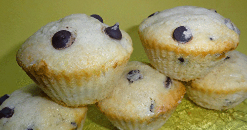 Muffins aux poires et pépites de chocolat