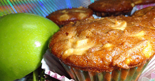 Muffins aux pommes et à la mélasse