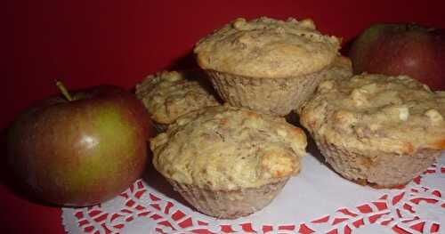 Muffins aux pommes et au fromage