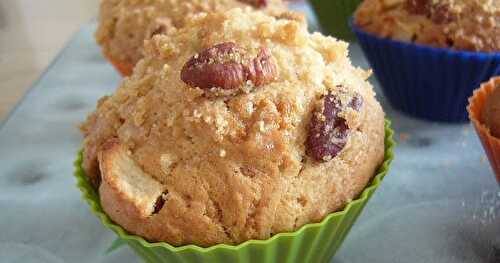 Muffins aux pommes et garniture croustillante