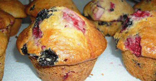 Muffins aux trois (3) fruits