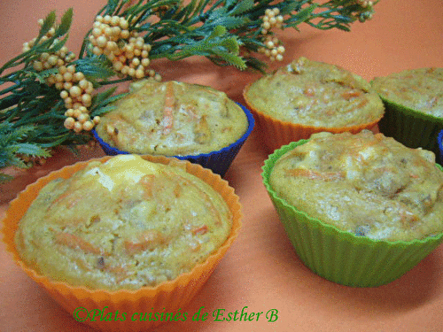 Muffins cachette aux carottes