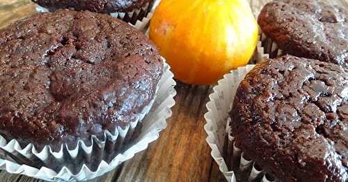 Muffins double chocolat à la citrouille 