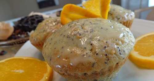 Muffins orange et graines de pavot