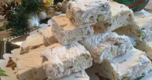 Nougat blanc au miel