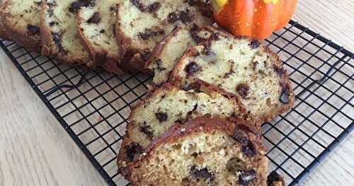 Pain à la citrouille et aux pépites de chocolat    