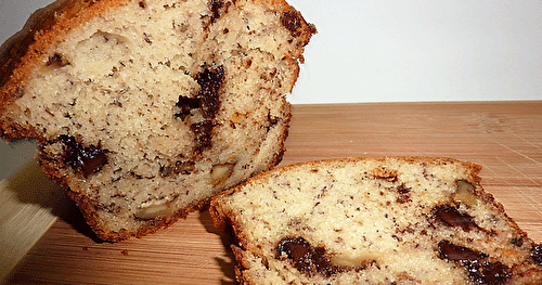 Pain aux bananes et crème sure (cake)