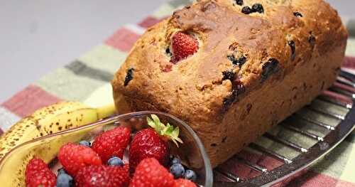 Pain aux bananes explosion de fruits