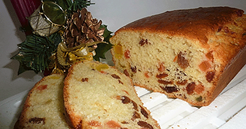 Pain (gâteau ) aux  fruits confits