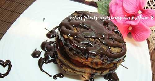 Pancakes au chocolat pour la St-Valentin!