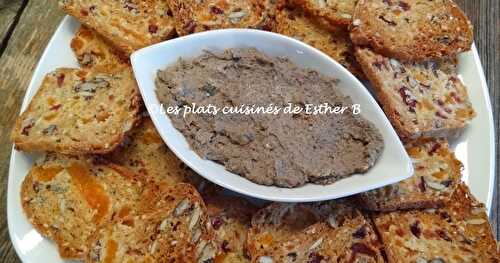 Pâté de foies de volaille aux champignons