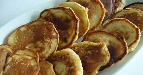 Petites crêpes à la banane (pancakes)