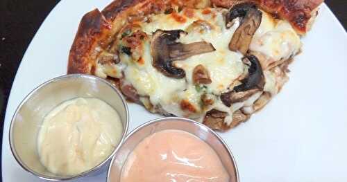 Pizza à la fondue chinoise