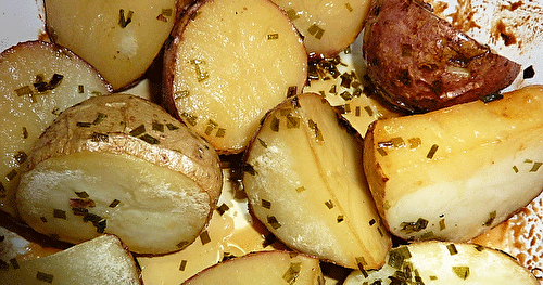 Pommes de terre caramélisées au sirop d’érable