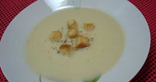 Potage au chou-fleur rôti