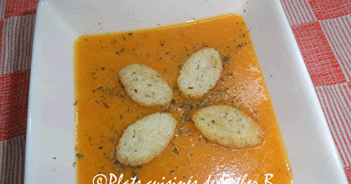  Potage aux carottes et aux panais