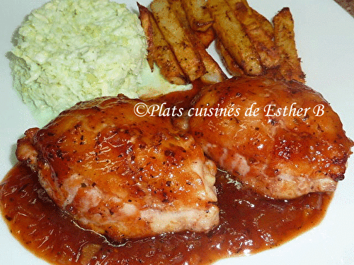 Poulet au miel B.B.Q.