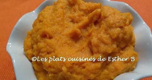 Purée de carottes et de rutabaga