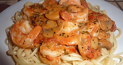 Sauce rosée aux crevettes