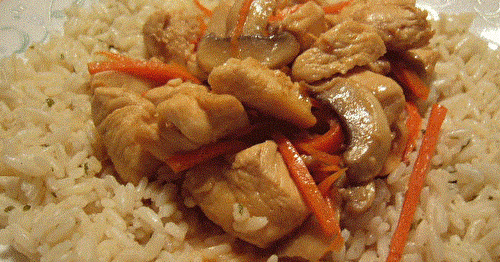 Sauté de poulet à la thaï