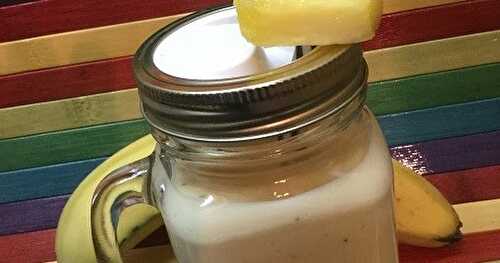 Smoothie ananas-banane