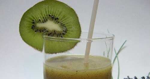 Smoothie au kiwi et raisin