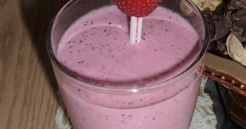 Smoothie aux petits fruits