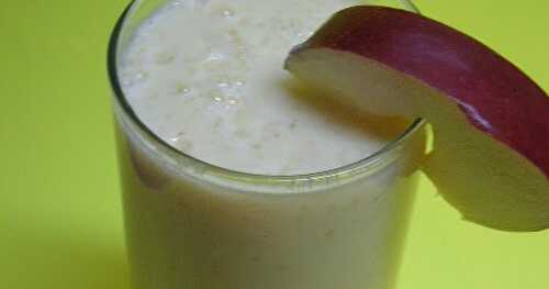 Smoothie aux poires et aux pommes