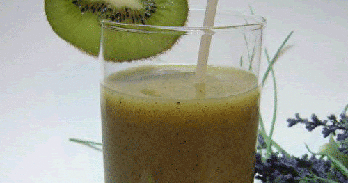 Smoothie pomme et kiwis