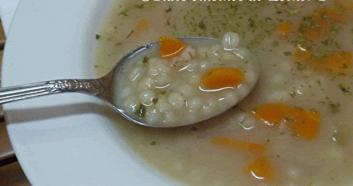 Soupe à l'orge