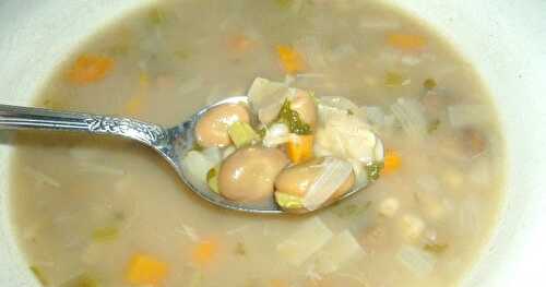 Soupe aux gourganes