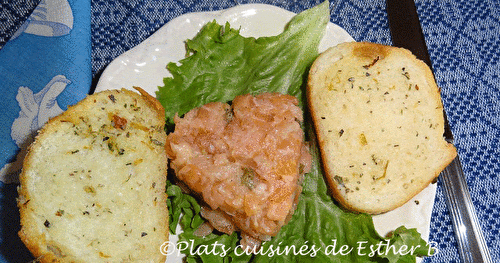 Tartare de saumon